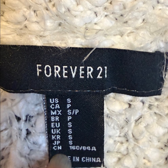 Forever 21 Cream Textured Sweater - Picture 2 of 4